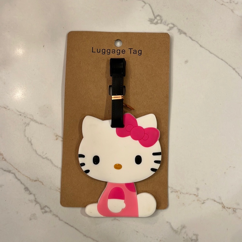 Hello Kitty luggage tag NEW